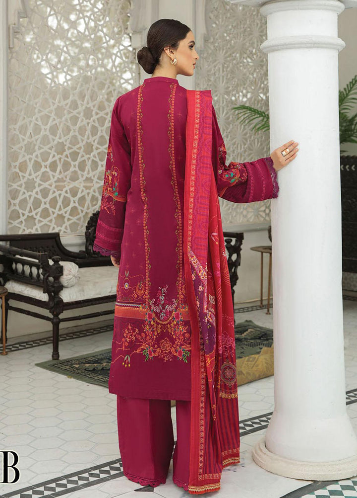 Nissa By RajBari Embroidered Lawn Suits Unstitched 3 Piece RB22DW 5B - Daily Wear Collection