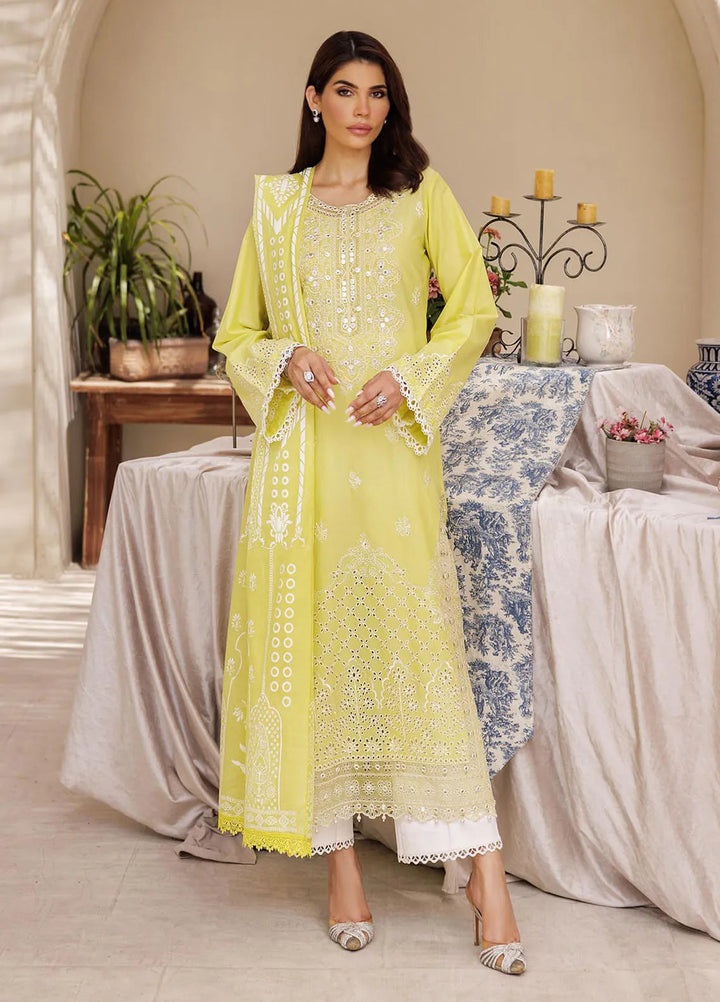 Nissa by RajBari Embroidered Lawn Suit Unstitched 3 Piece RB25N D-02 - Summer Collection