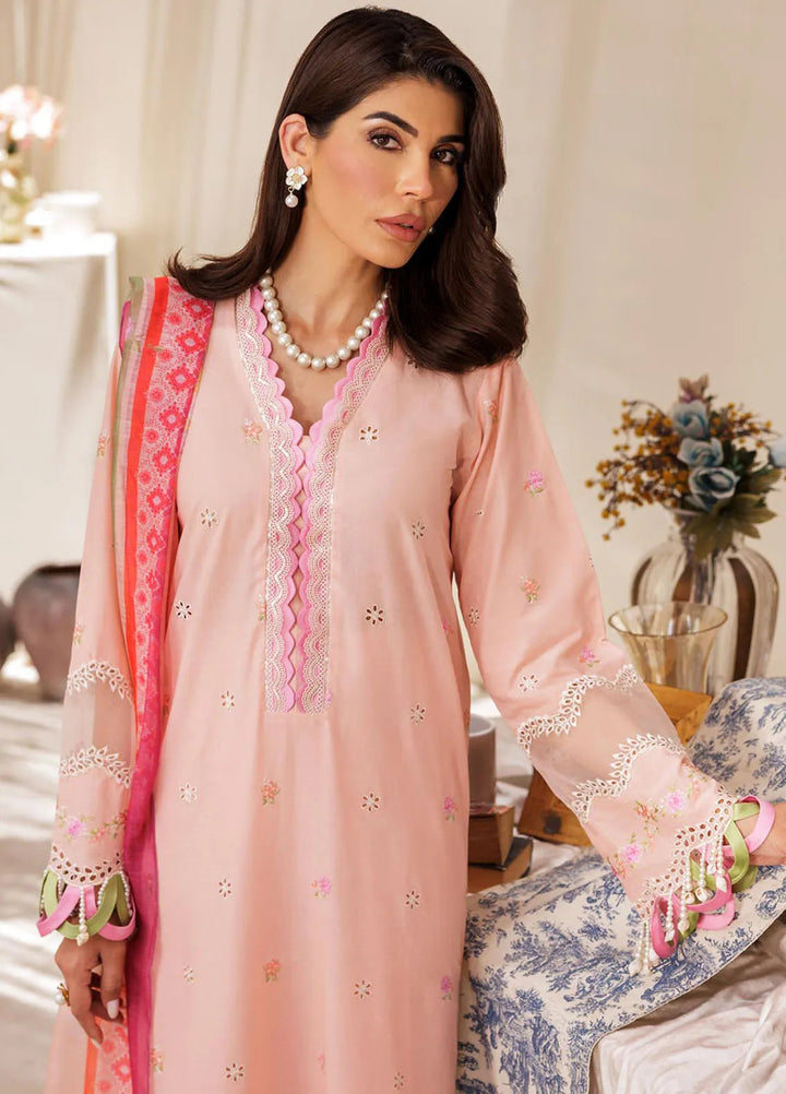 Nissa by RajBari Embroidered Lawn Suit Unstitched 3 Piece RB25N D-03 - Summer Collection
