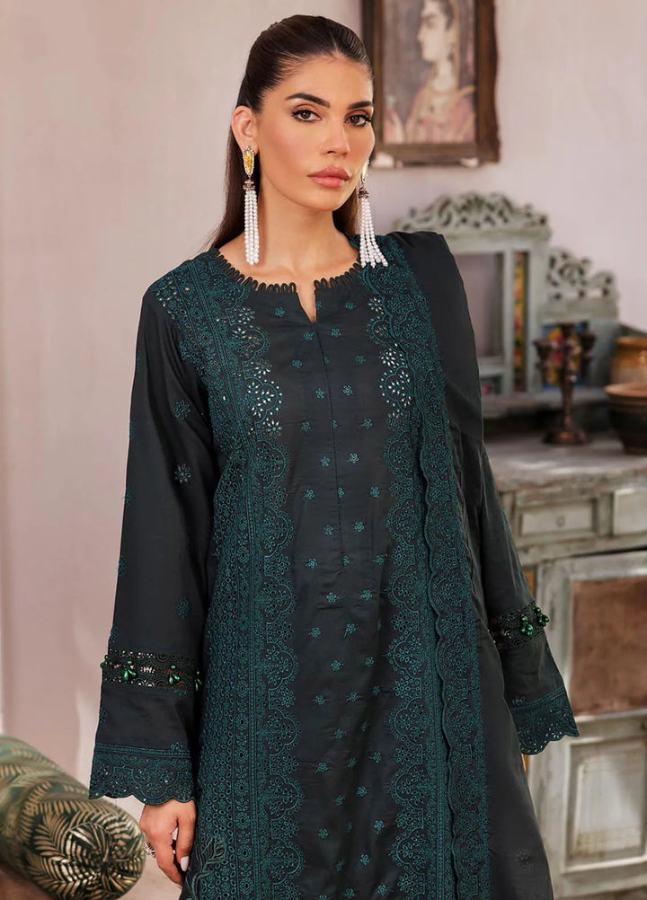 Nissa by RajBari Embroidered Lawn Suit Unstitched 3 Piece RB25N D-05 - Summer Collection