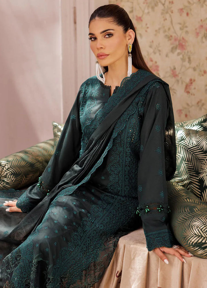 Nissa by RajBari Embroidered Lawn Suit Unstitched 3 Piece RB25N D-05 - Summer Collection