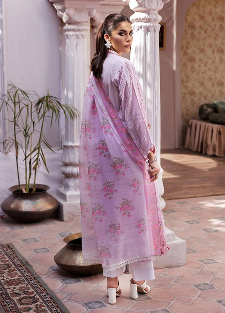 Nissa by RajBari Embroidered Lawn Suit Unstitched 3 Piece RB25N D-06 - Summer Collection