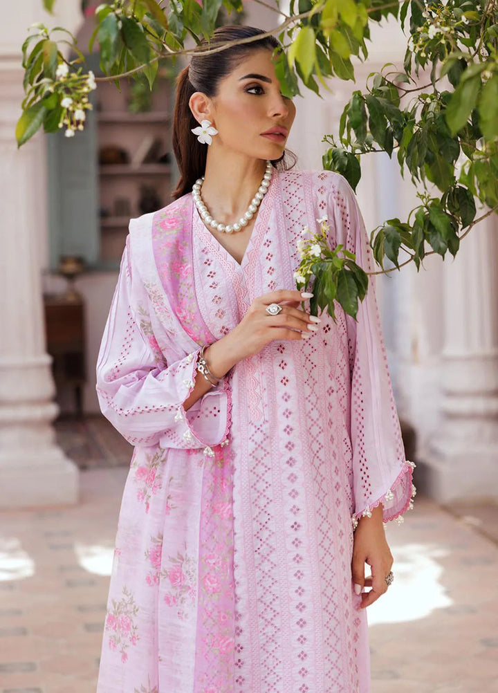 Nissa by RajBari Embroidered Lawn Suit Unstitched 3 Piece RB25N D-06 - Summer Collection