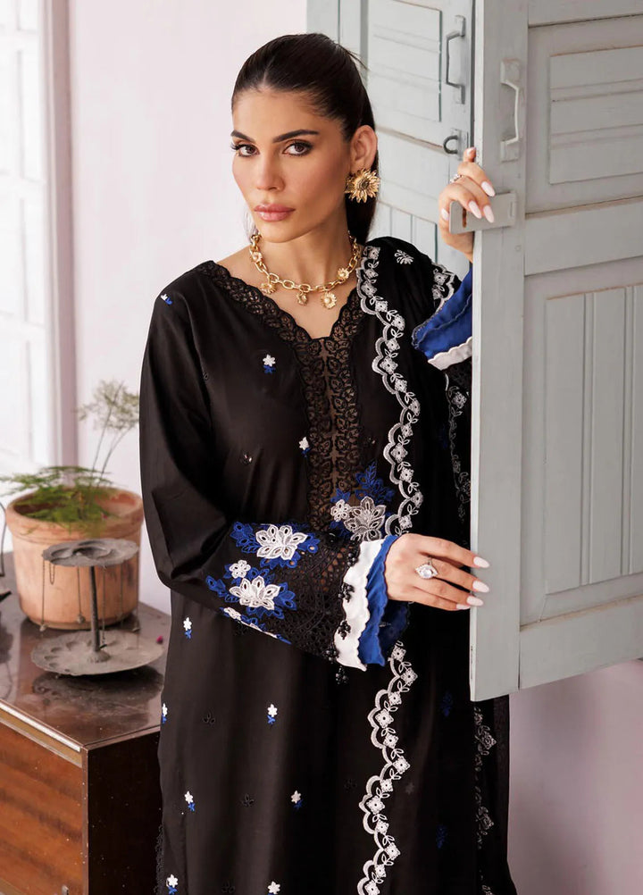 Nissa by RajBari Embroidered Lawn Suit Unstitched 3 Piece RB25N D-08 - Summer Collection