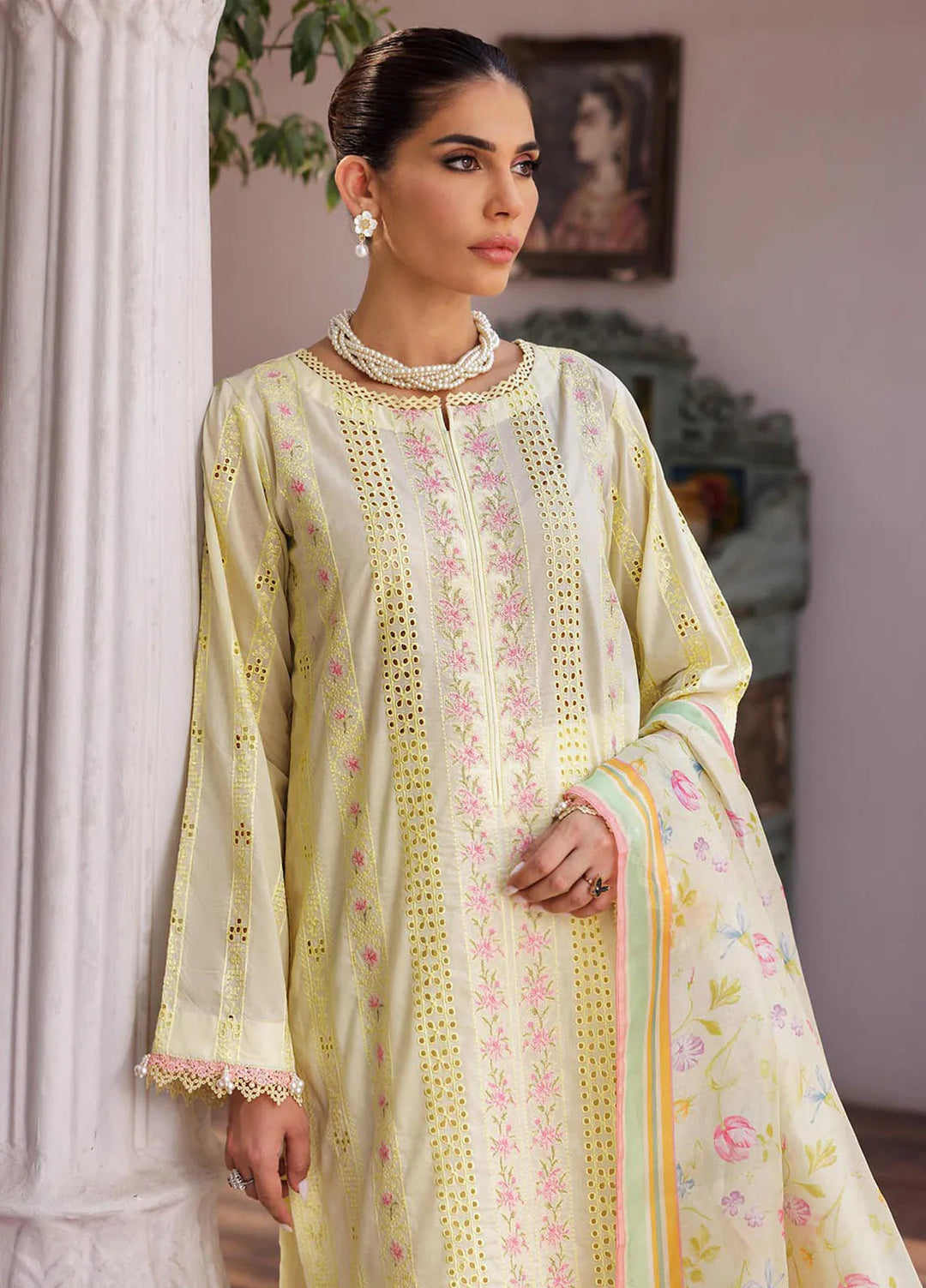 Nissa by RajBari Embroidered Lawn Suit Unstitched 3 Piece RB25N D-09 - Summer Collection