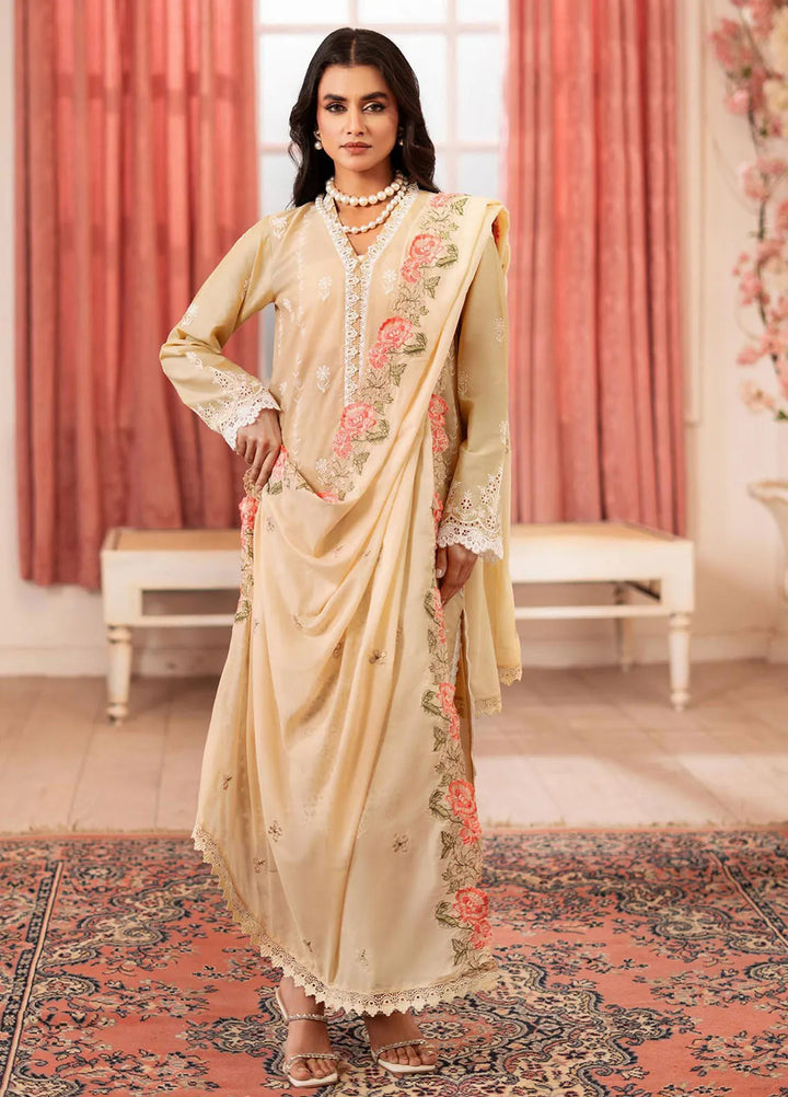 Nissa by RajBari Embroidered Lawn Suit Unstitched 3 Piece RB25N D-10 - Summer Collection