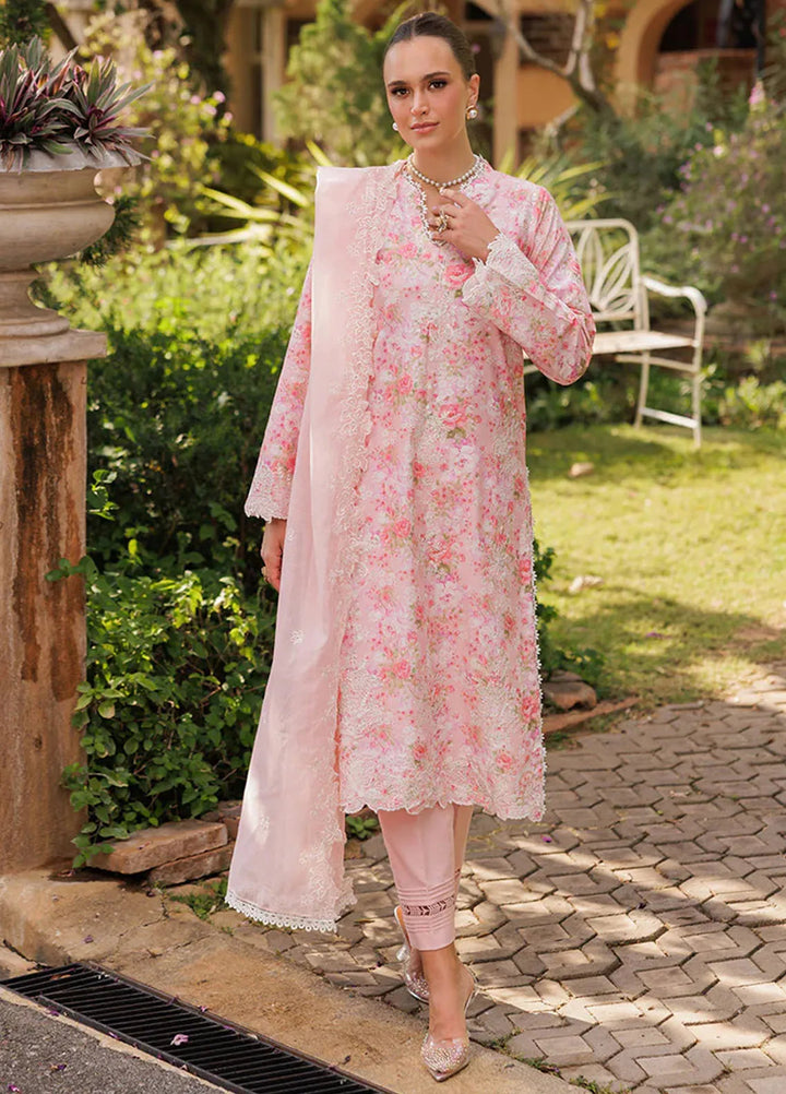 Nissa by Rajbari Embroidered Lawn Suits Unstitched 3 Piece RB25NS D-03 - Summer Collection