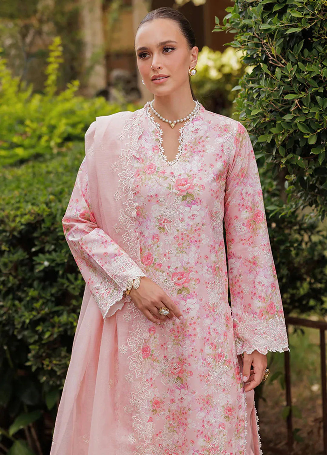 Nissa by Rajbari Embroidered Lawn Suits Unstitched 3 Piece RB25NS D-03 - Summer Collection