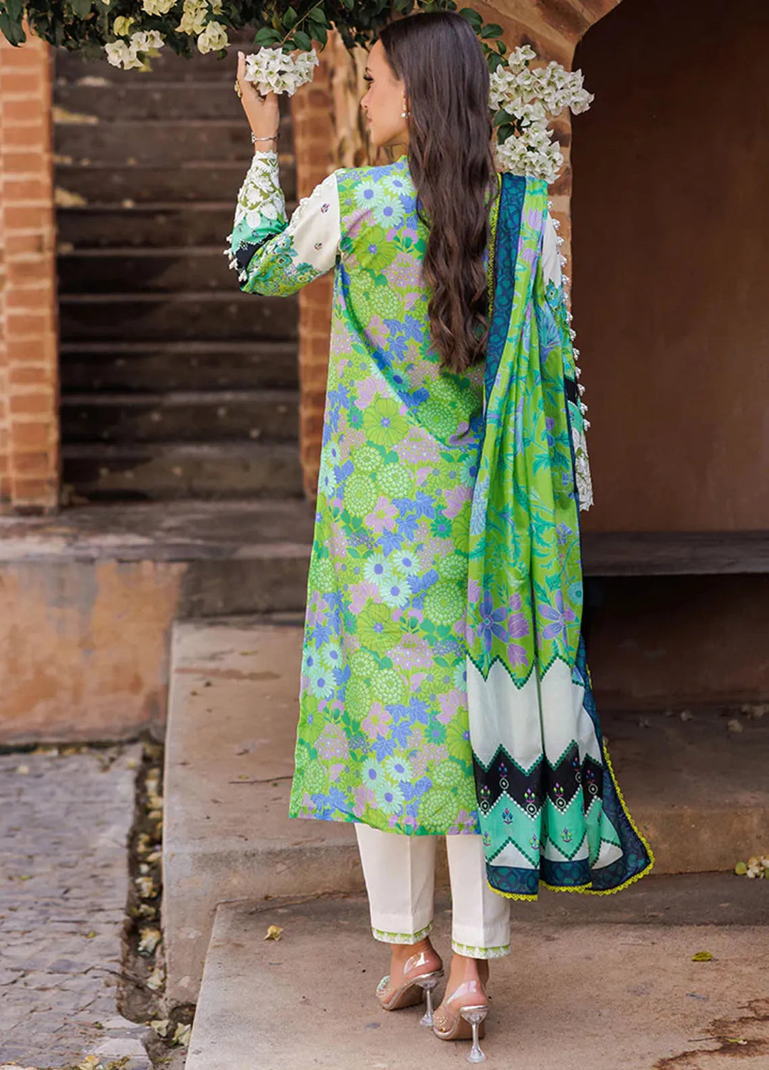 Nissa by Rajbari Embroidered Lawn Suits Unstitched 3 Piece RB25NS D-04 - Summer Collection