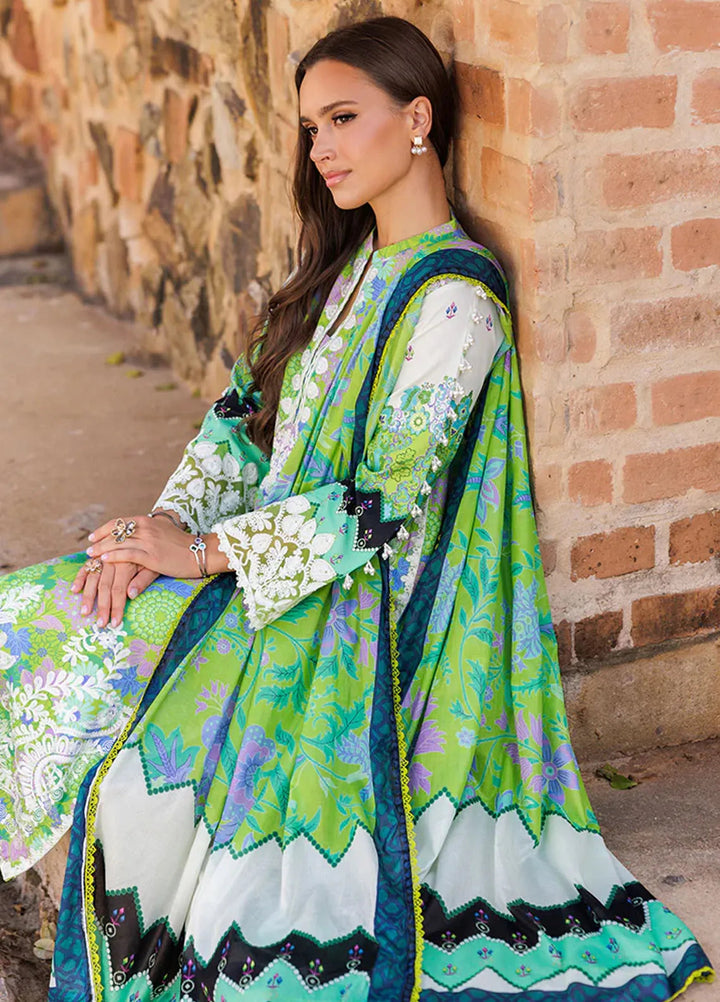 Nissa by Rajbari Embroidered Lawn Suits Unstitched 3 Piece RB25NS D-04 - Summer Collection