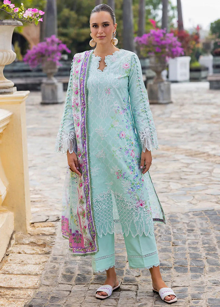 Nissa by Rajbari Embroidered Lawn Suits Unstitched 3 Piece RB25NS D-06 - Summer Collection