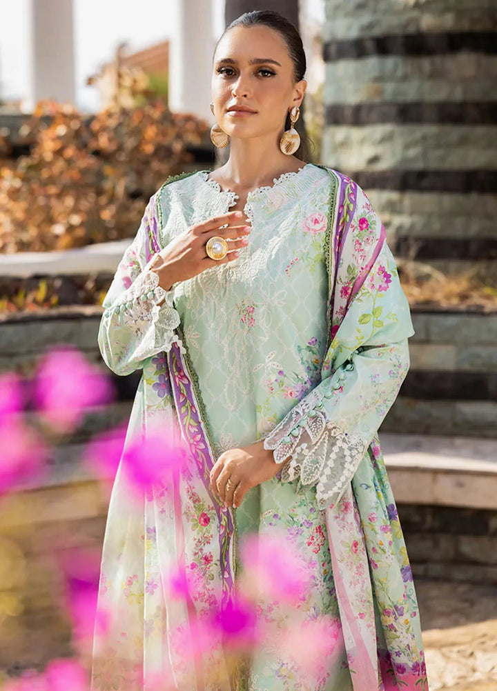 Nissa by Rajbari Embroidered Lawn Suits Unstitched 3 Piece RB25NS D-06 - Summer Collection
