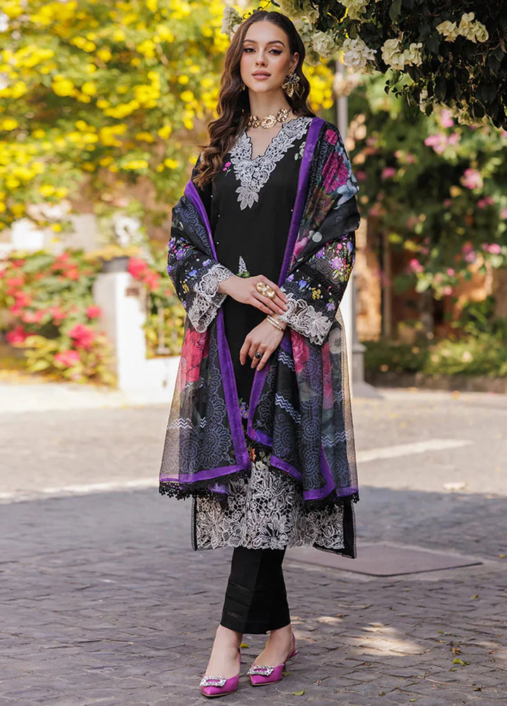 Nissa by Rajbari Embroidered Lawn Suits Unstitched 3 Piece RB25NS D-08 - Summer Collection