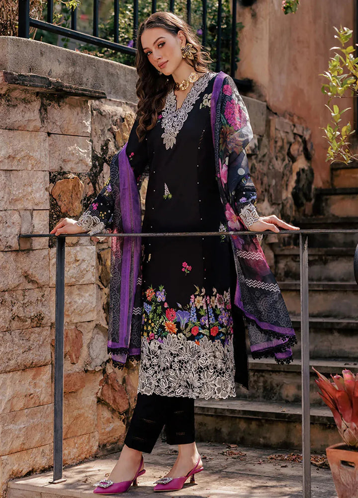 Nissa by Rajbari Embroidered Lawn Suits Unstitched 3 Piece RB25NS D-08 - Summer Collection