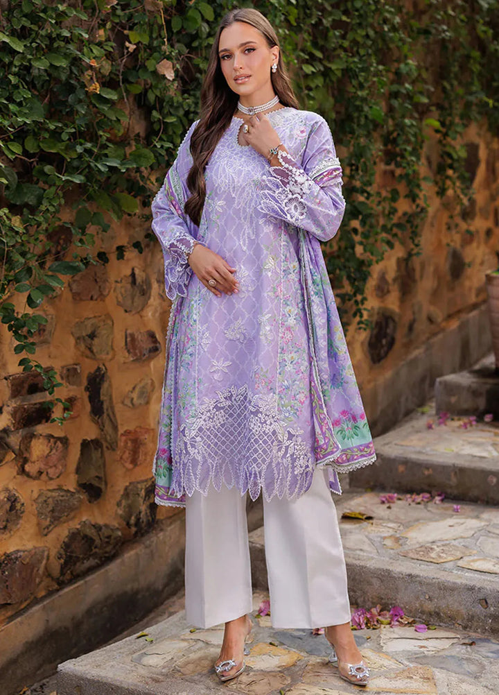 Nissa by Rajbari Embroidered Lawn Suits Unstitched 3 Piece RB25NS D-11 - Summer Collection
