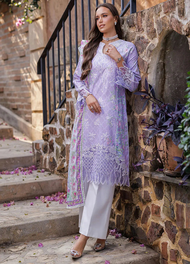 Nissa by Rajbari Embroidered Lawn Suits Unstitched 3 Piece RB25NS D-11 - Summer Collection
