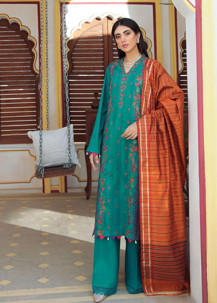 Nissa by RajBari Embroidered Jacquard Suits Unstitched 3 Piece RB22F 02 - Festive Collection