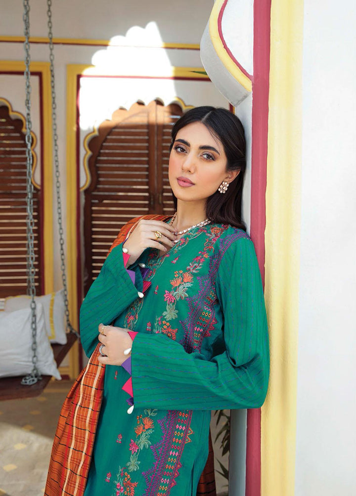 Nissa by RajBari Embroidered Jacquard Suits Unstitched 3 Piece RB22F 02 - Festive Collection