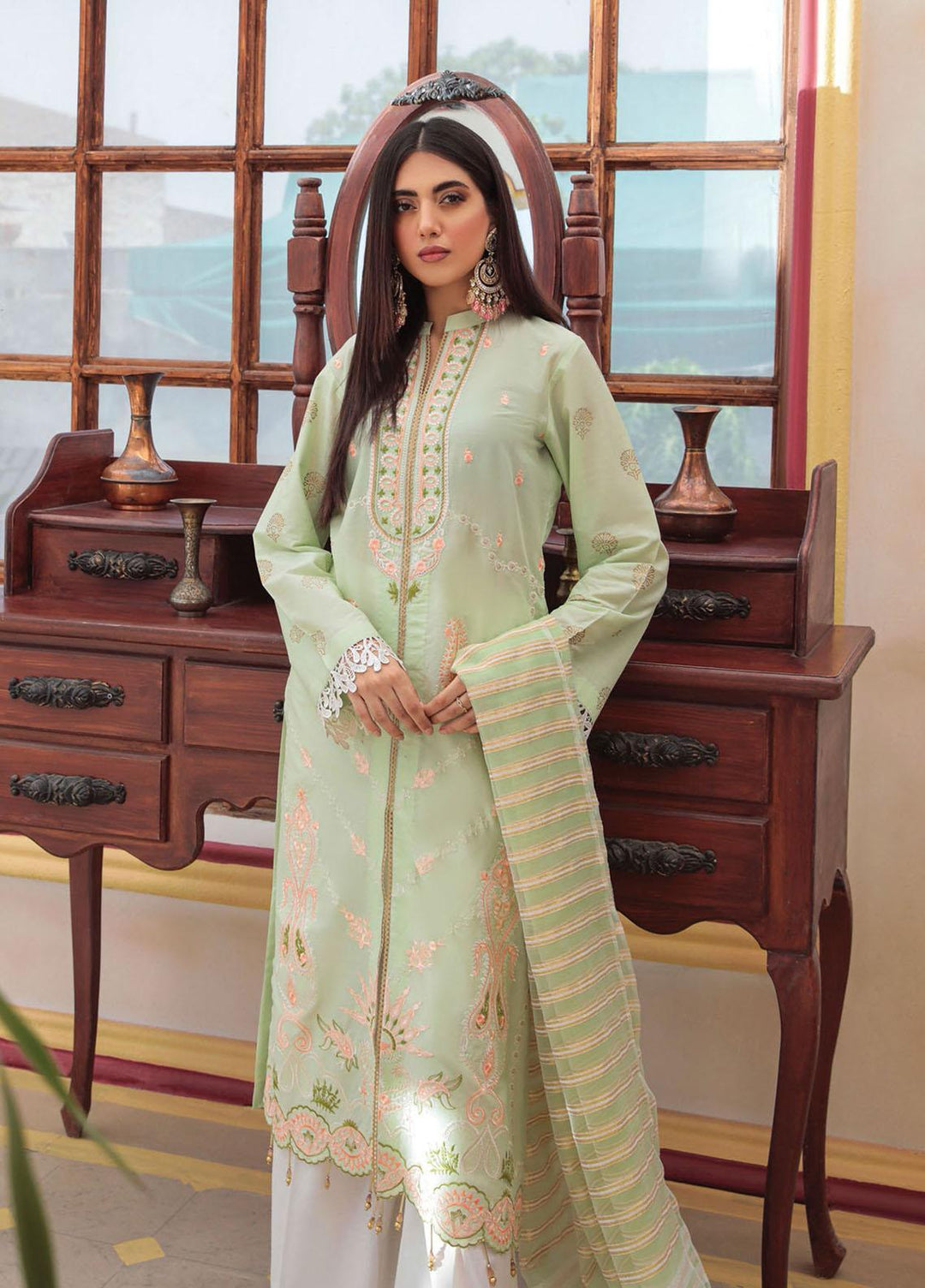 Nissa by RajBari Embroidered Jacquard Suits Unstitched 3 Piece RB22F 05 - Festive Collection