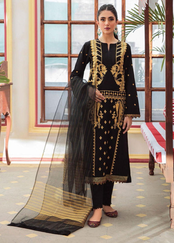 Nissa by RajBari Embroidered Jacquard Suits Unstitched 3 Piece RB22F 07 - Festive Collection