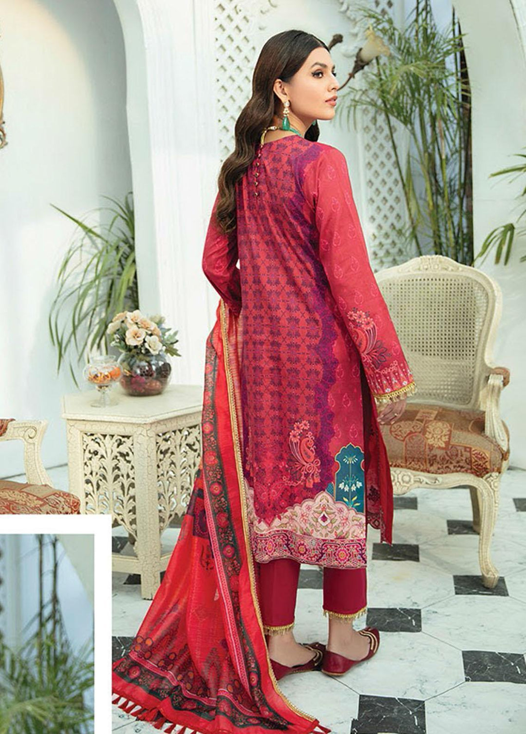 Nissa by RajBari Embroidered Jacquard Suits Unstitched 3 Piece RB22N 11 - Spring / Summer Collection