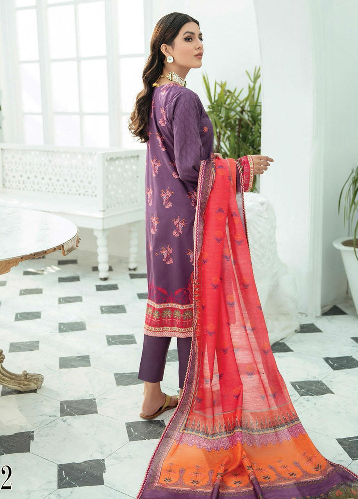 Nissa by RajBari Embroidered Jacquard Suits Unstitched 3 Piece RB22N 12 - Spring / Summer Collection