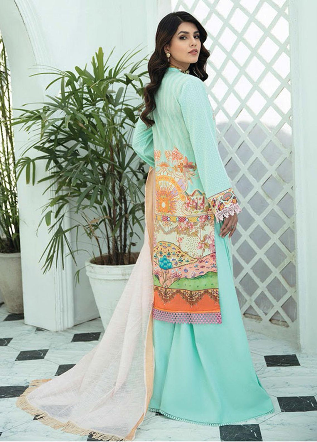 Nissa by RajBari Embroidered Jacquard Suits Unstitched 3 Piece RB22N 05 - Spring / Summer Collection
