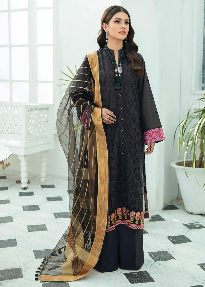 Nissa by RajBari Embroidered Schiffli Suits Unstitched 3 Piece RB22N 08 - Spring / Summer Collection