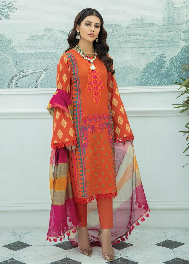 Nissa by RajBari Embroidered Jacquard Suits Unstitched 3 Piece RB22N 09 - Spring / Summer Collection