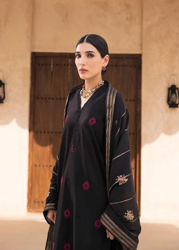 Nissa By RajBari Embroidered Chikankari Schiffli Suits Unstitched 3 Piece RB23NSC D-02 - Summer Collection