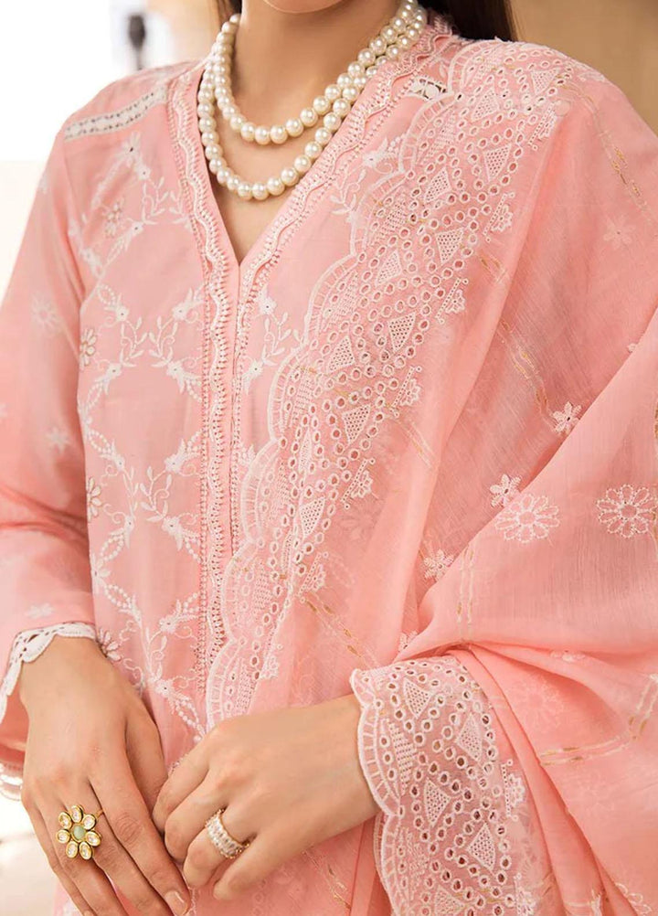 Nissa By RajBari Embroidered Chikankari Schiffli Suits Unstitched 3 Piece RB23NSC D-04 - Summer Collection