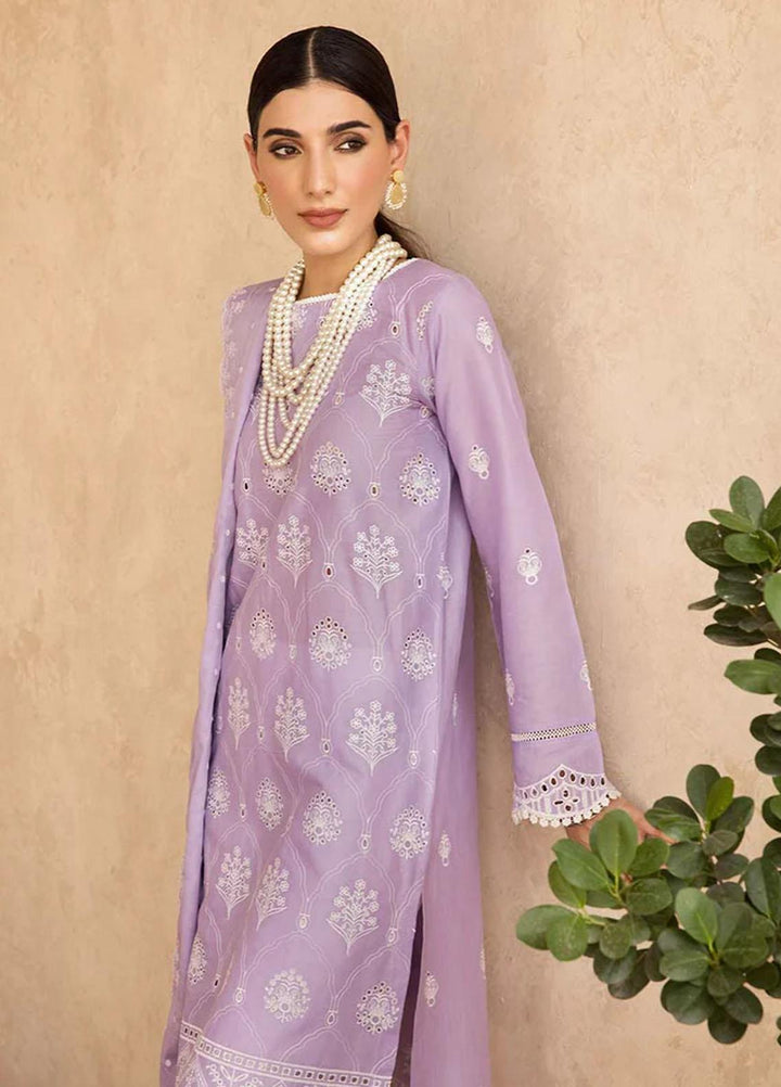 Nissa By RajBari Embroidered Chikankari Schiffli Suits Unstitched 3 Piece RB23NSC D-08 - Summer Collection