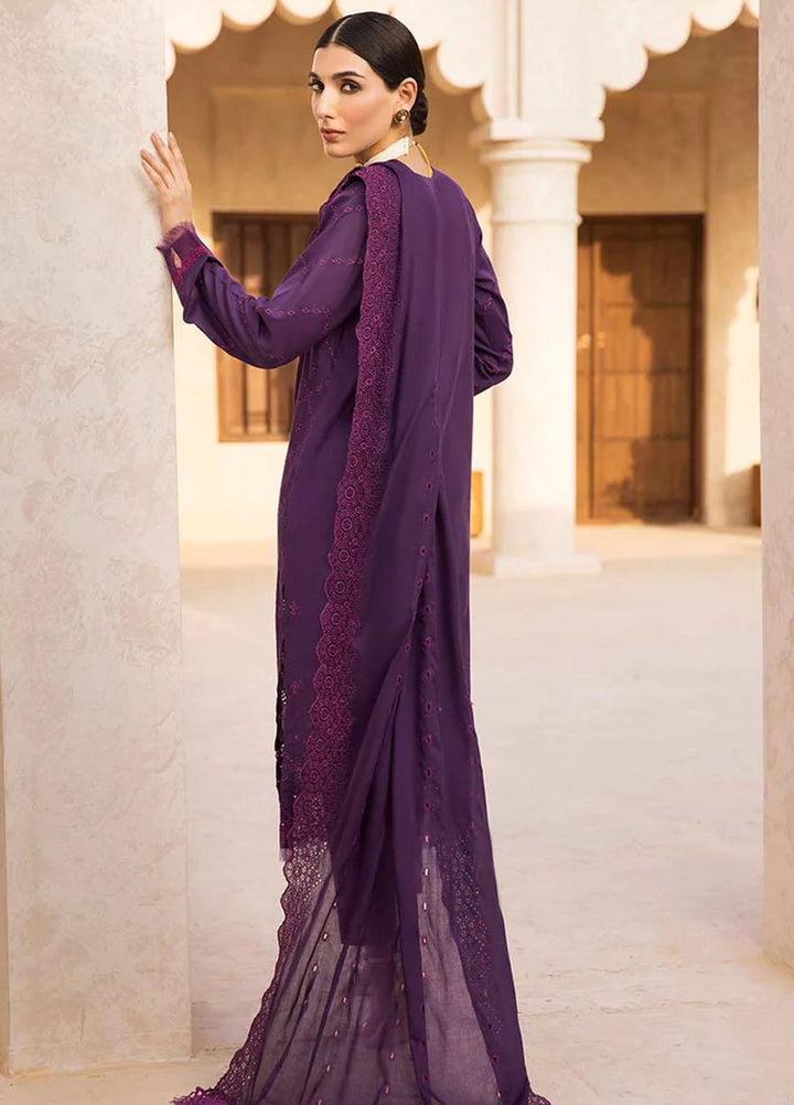 Nissa By RajBari Embroidered Chikankari Schiffli Suits Unstitched 3 Piece RB23NSC D-10 - Summer Collection