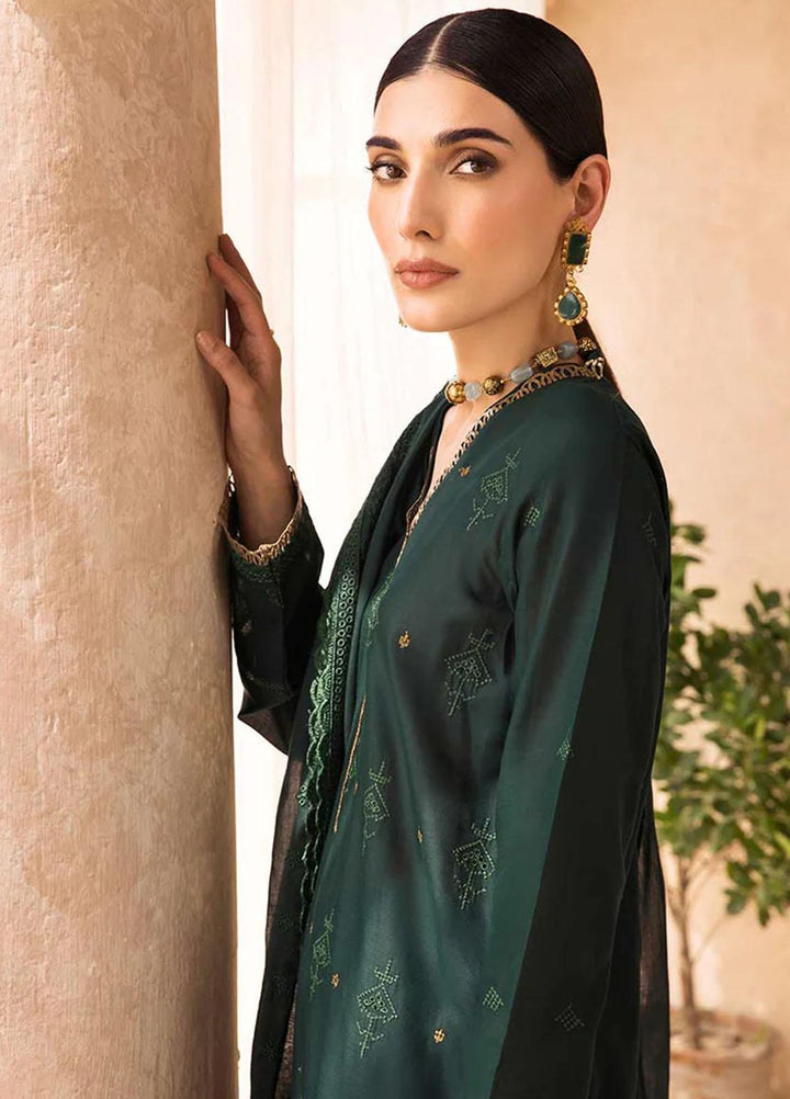 Nissa By RajBari Embroidered Chikankari Schiffli Suits Unstitched 3 Piece RB23NSC D-11 - Summer Collection