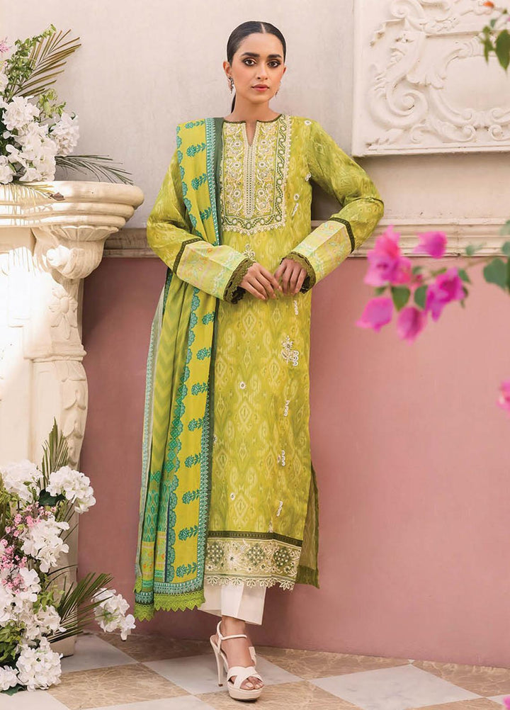 Nissa By RajBari Embroidered Lawn Suits Unstitched 3 Piece RB23NS D2-B - Summer Collection