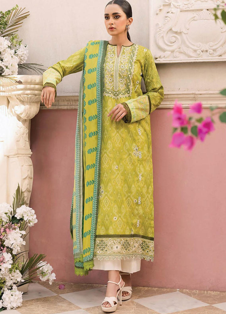 Nissa By RajBari Embroidered Lawn Suits Unstitched 3 Piece RB23NS D2-B - Summer Collection