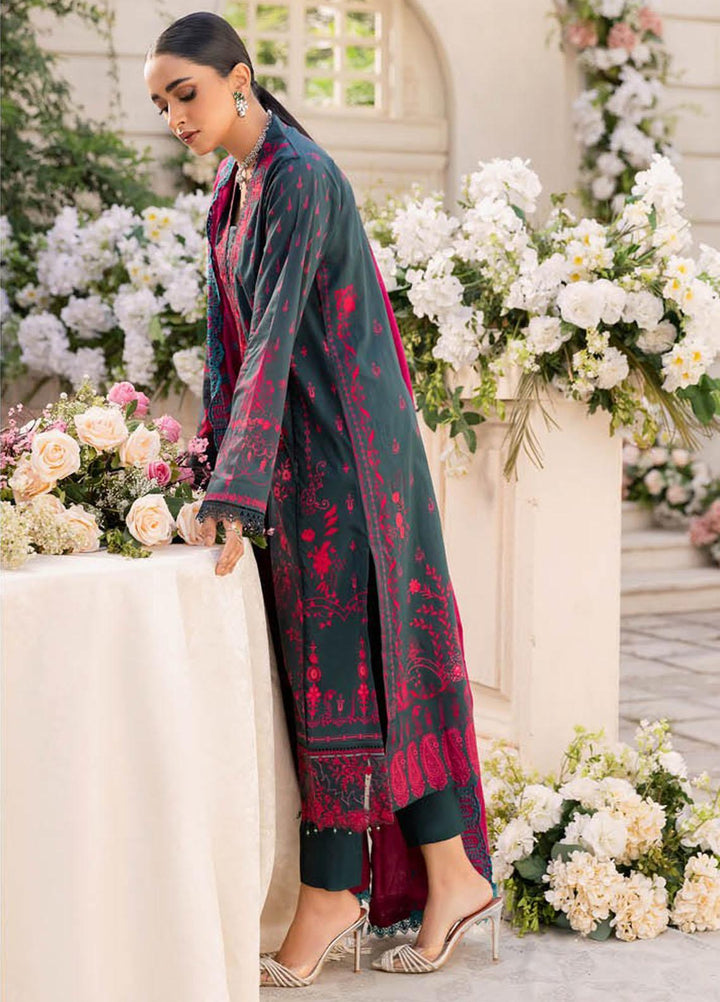 Nissa By RajBari Embroidered Lawn Suits Unstitched 3 Piece RB23NS D3-A - Summer Collection