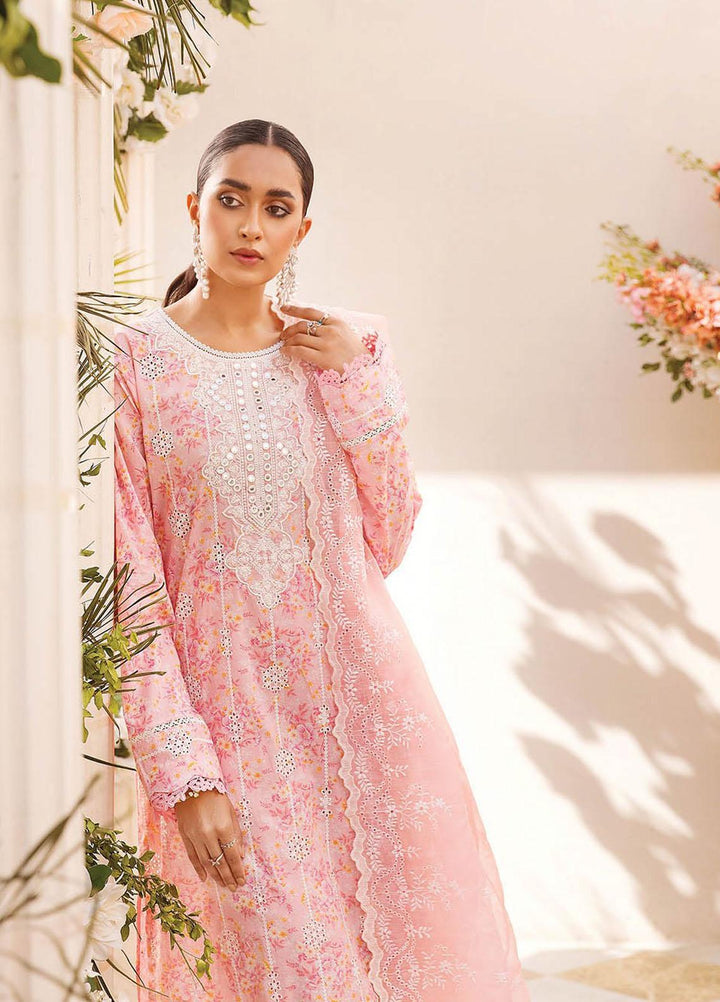 Nissa By RajBari Embroidered Lawn Suits Unstitched 3 Piece RB23NS D4-B - Summer Collection