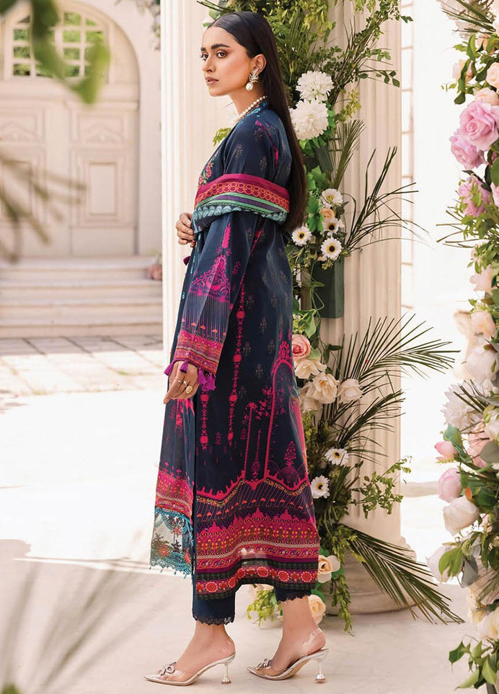 Nissa By RajBari Embroidered Lawn Suits Unstitched 3 Piece RB23NS D5-A - Summer Collection