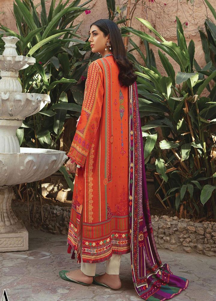 Nissa By RajBari Embroidered Corduroy Suits Unstitched 3 Piece RB23NW 2A - Winter Collection