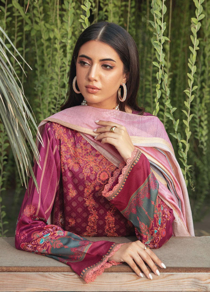 Nissa By RajBari Embroidered Corduroy Suits Unstitched 3 Piece RB23NW 5B - Winter Collection
