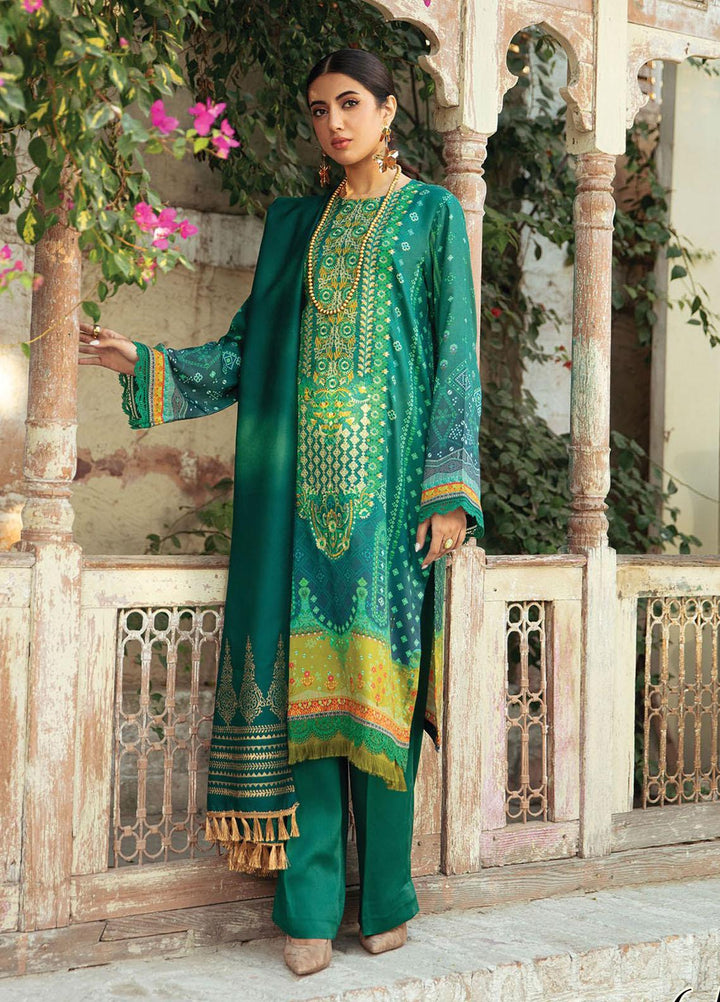 Nissa By RajBari Embroidered Corduroy Suits Unstitched 3 Piece RB23NW 6A - Winter Collection