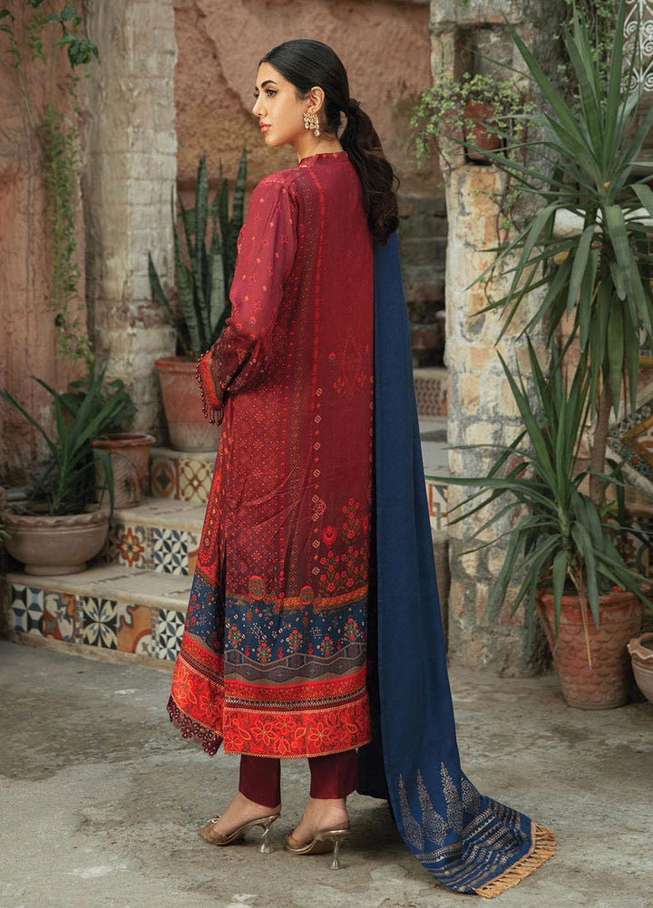 Nissa By RajBari Embroidered Corduroy Suits Unstitched 3 Piece RB23NW 6B - Winter Collection