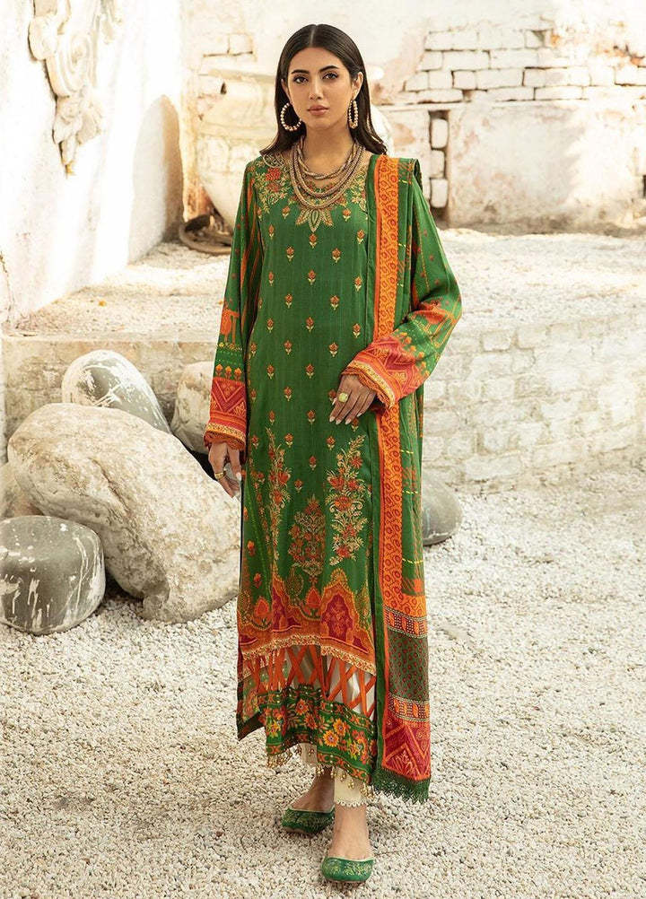 Nissa By Rajbari Embroidered Corduroy Suits Unstitched 3 Piece RB22NW 1A - Winter Collection