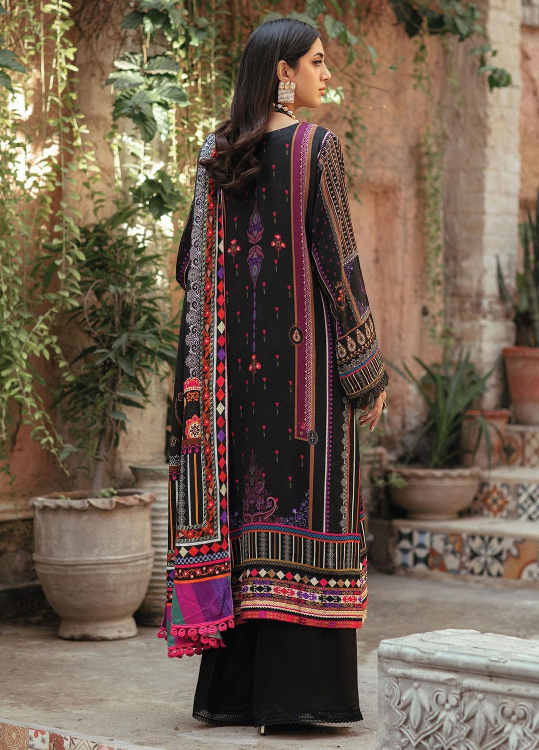 Nissa By Rajbari Embroidered Corduroy Suits Unstitched 3 Piece RB22NW 2B - Winter Collection