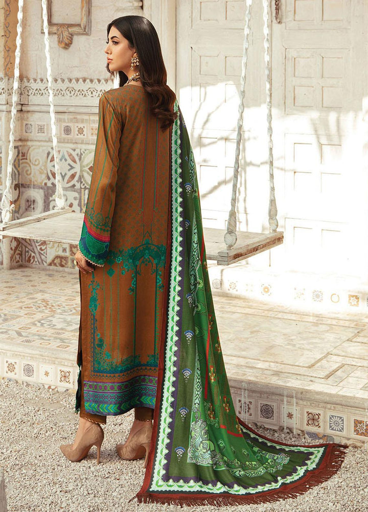 Nissa By Rajbari Embroidered Corduroy Suits Unstitched 3 Piece RB22NW 3A - Winter Collection