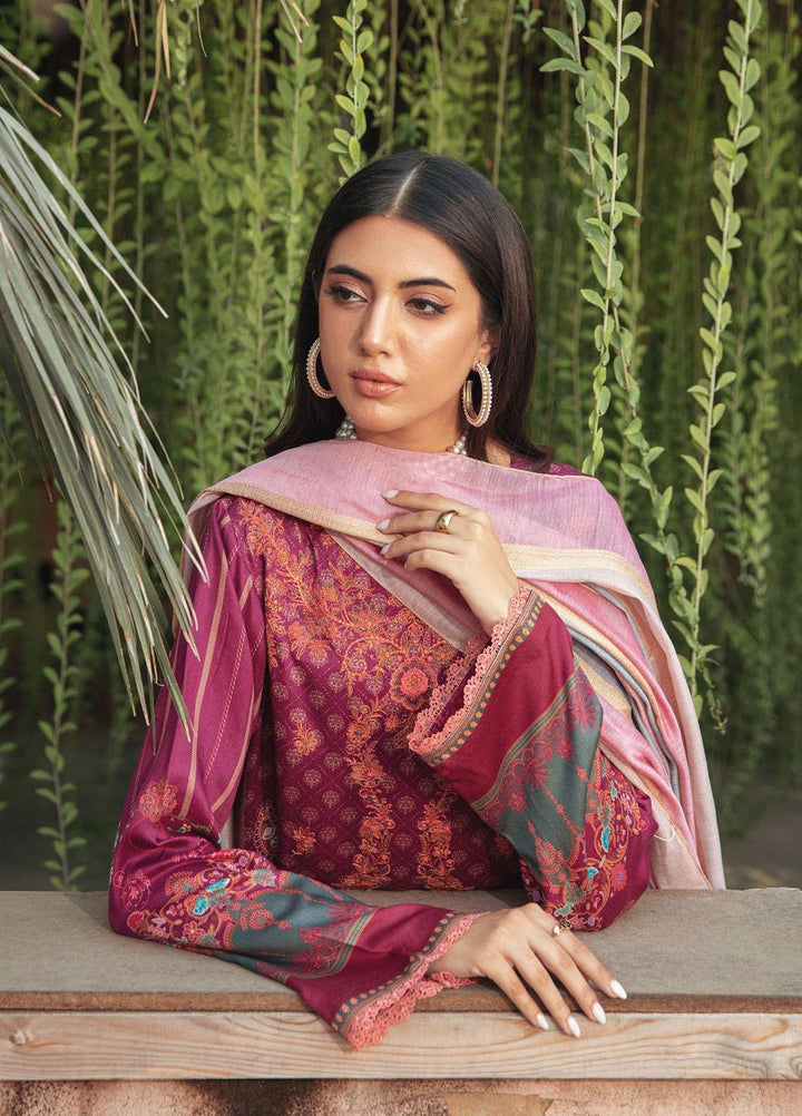 Nissa By Rajbari Embroidered Corduroy Suits Unstitched 3 Piece RB22NW 5B - Winter Collection
