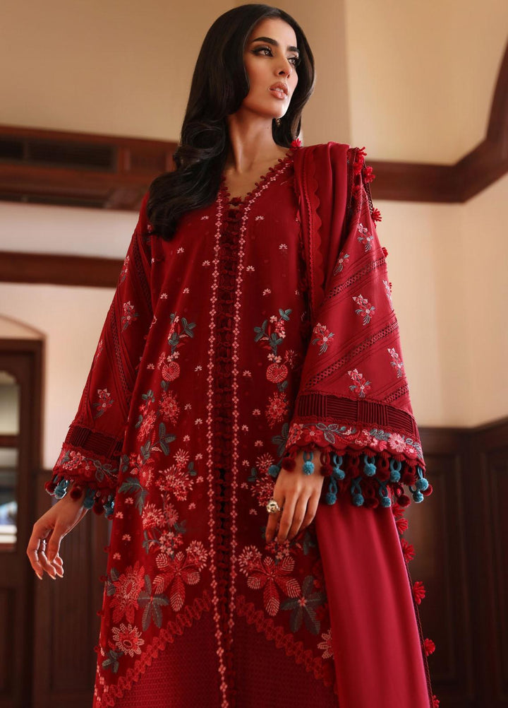 Noemei By Republic Womenswear Embroidered Khaddar Suits Unstitched 3 Piece RW23N D1-A - Luxury Winter Collection