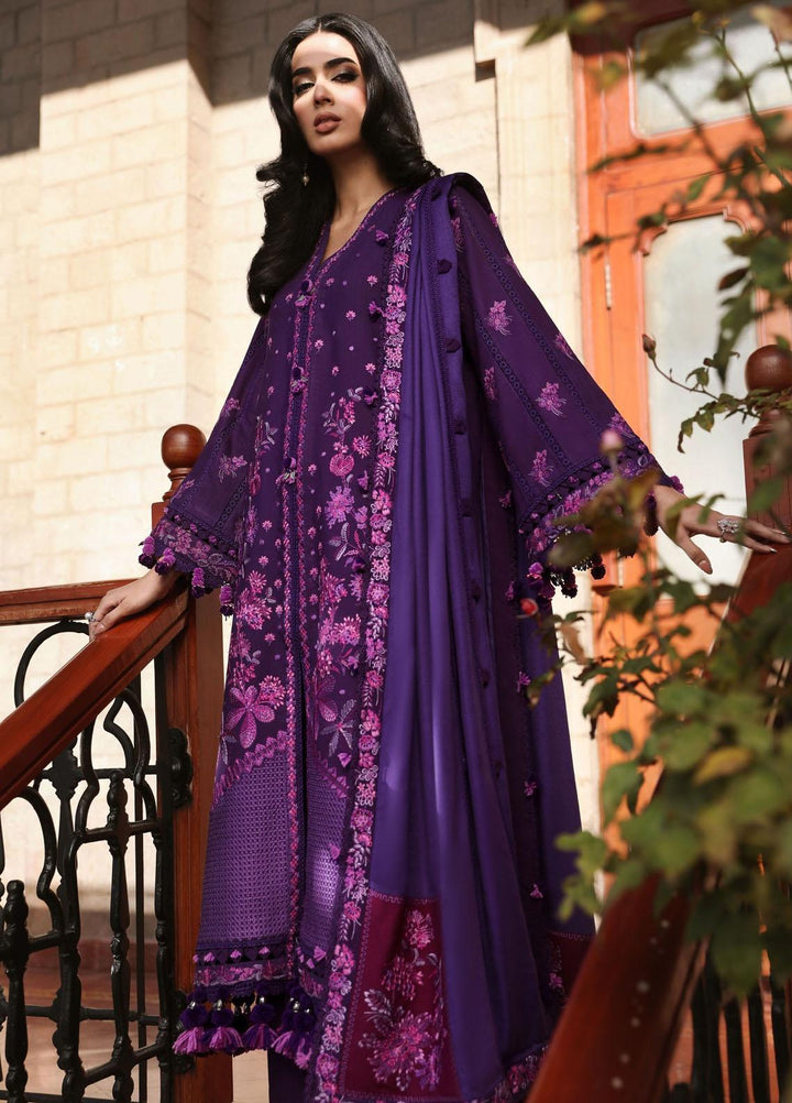 Noemei By Republic Womenswear Embroidered Khaddar Suits Unstitched 3 Piece RW23N D1-B - Luxury Winter Collection
