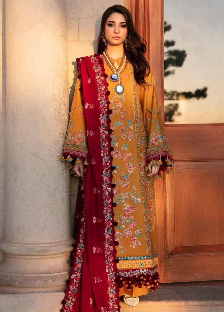 Noemei By Republic Womenswear Embroidered Khaddar Suits Unstitched 3 Piece RW23N D2-A - Luxury Winter Collection